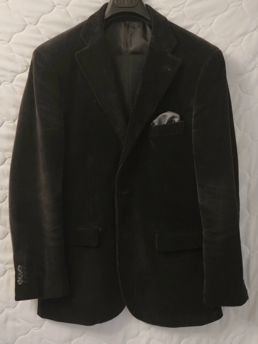 Black Corduroy Blazer. 40R - photo 5
