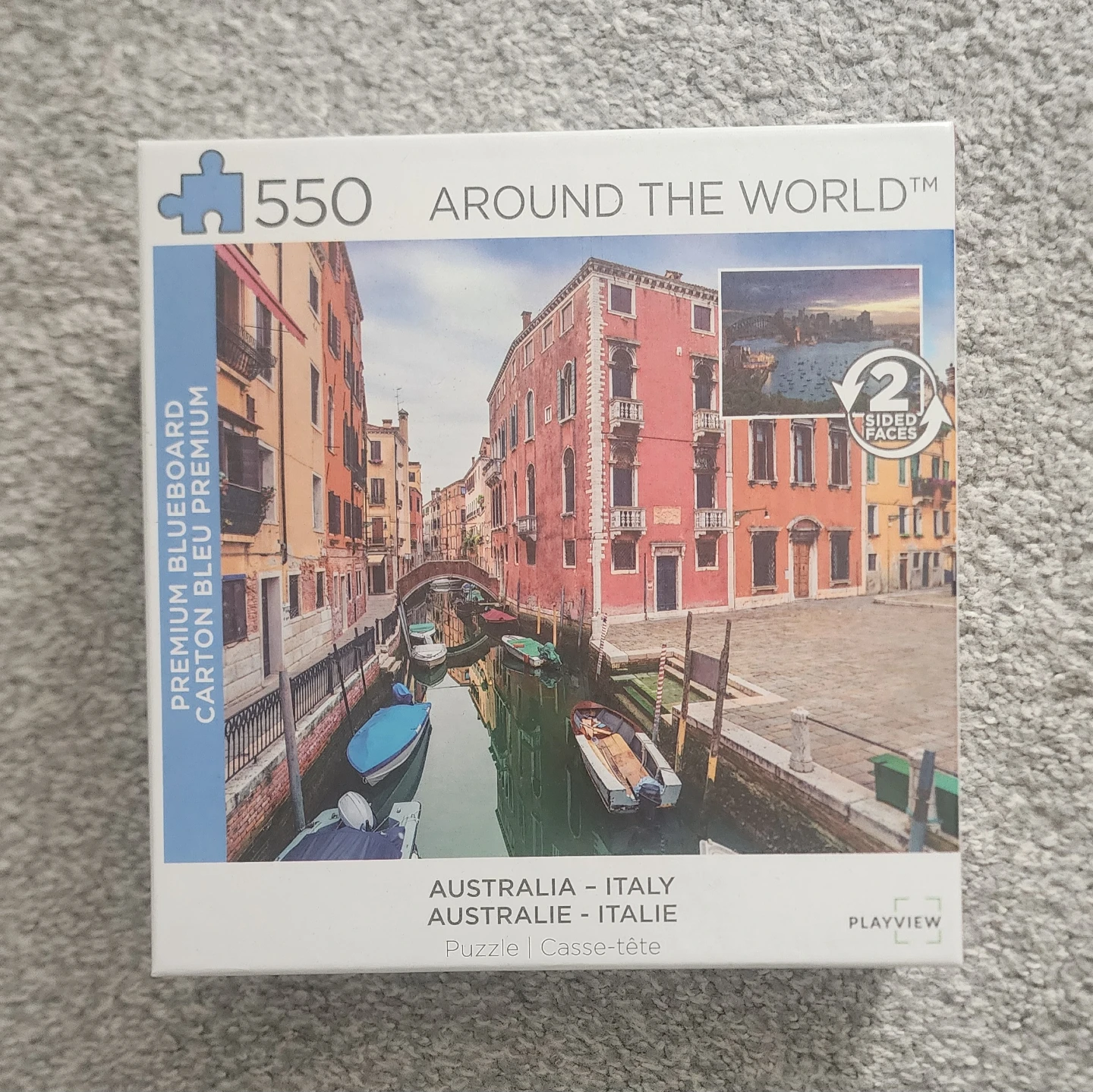 Playview Around the World 550 Piece Puzzle - Italy & Australia