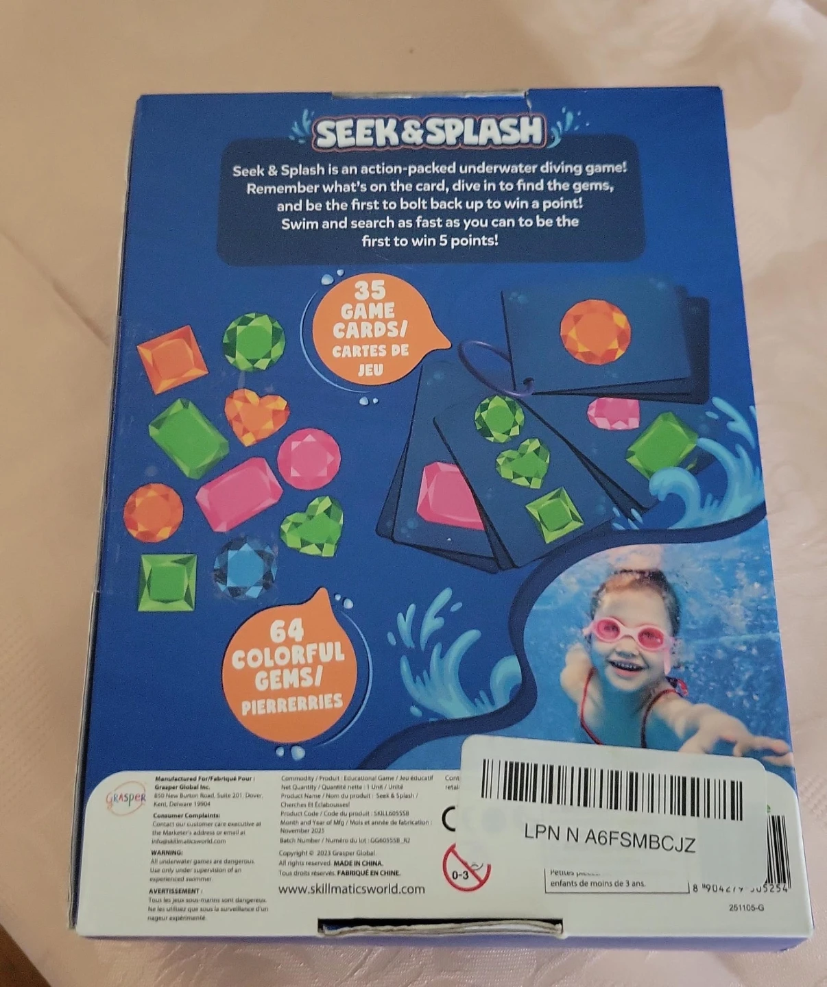 Skillmatics Seek & Splash Underwater Search & Find Game - photo 2