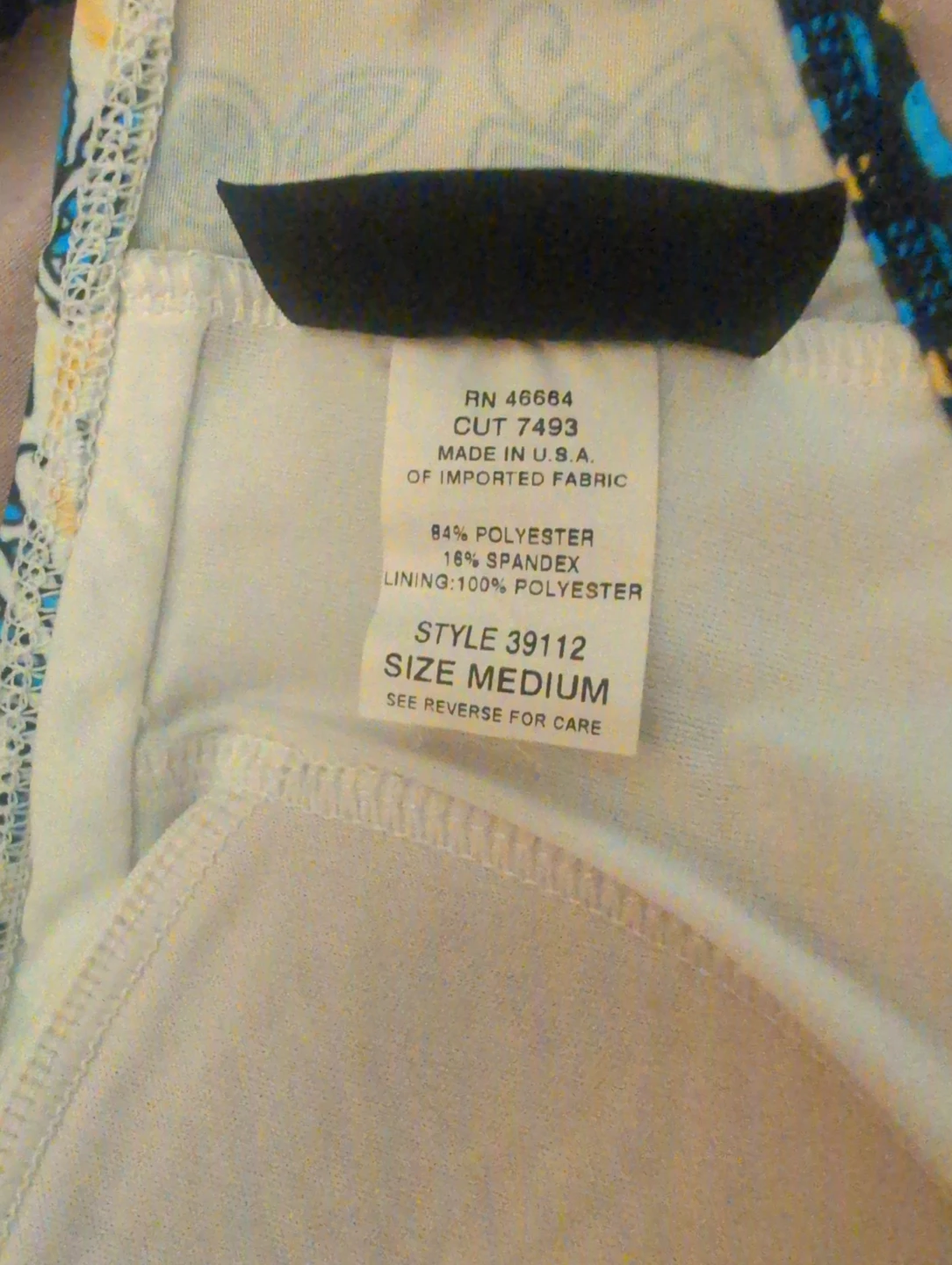 Athleta Paisley Bikini Top Size Medium - photo 3