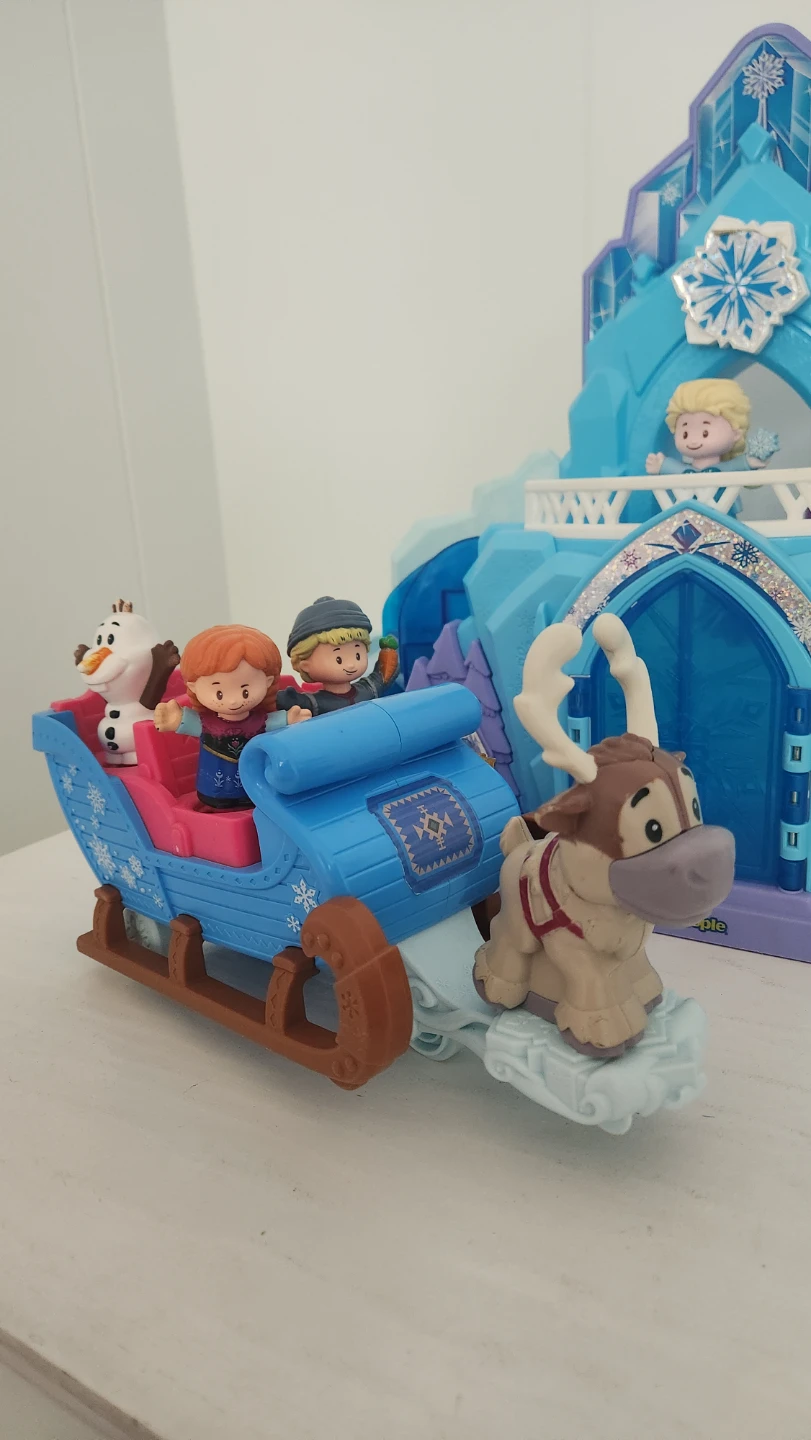 Fisher-Price Little People  Elsa's Ice Palace & Sleigh - photo 2