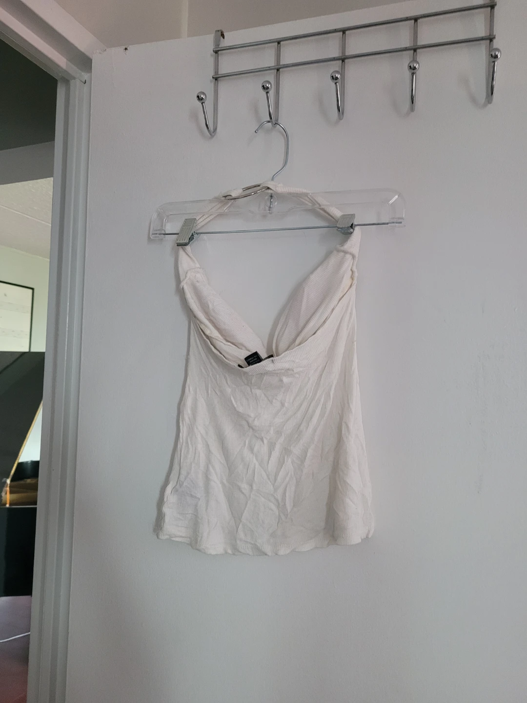 White Halter Top - photo 2