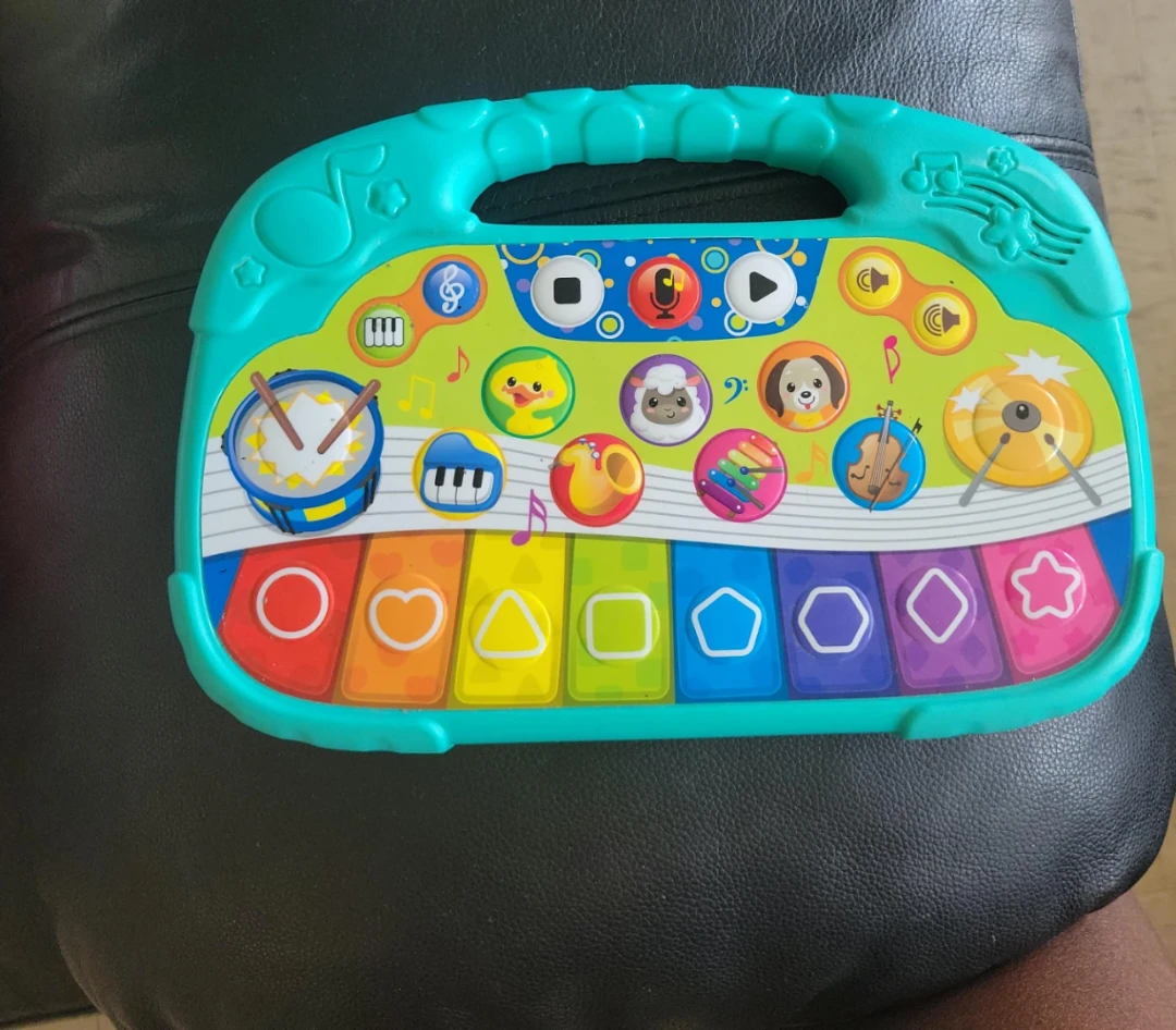 Musical Toy Piano with Drum and Animal Sounds