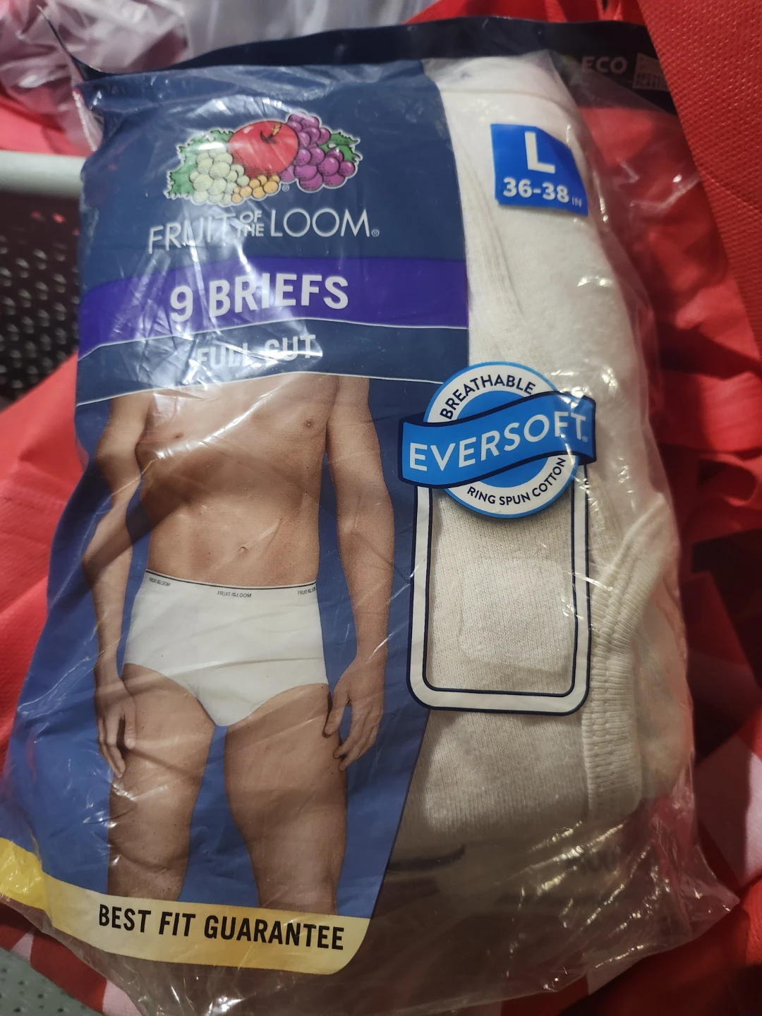 Fruit of the Loom 9 Briefs Size L