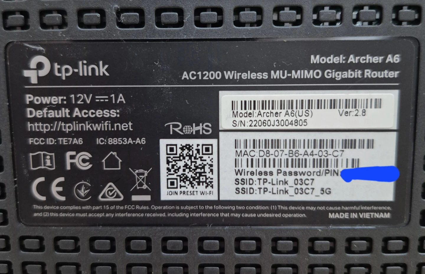 TP-Link Archer A6 AC1200 Wireless MU-MIMO Gigabit Router - photo 3