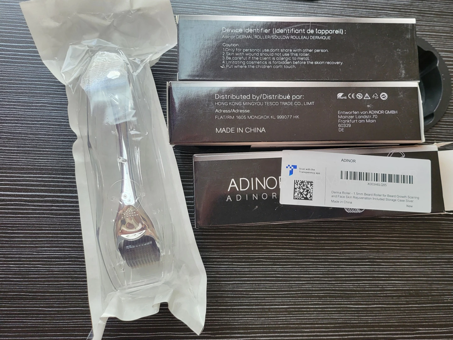 ADINOR Derma Roller for Beard Growth & Skin Rejuvenation