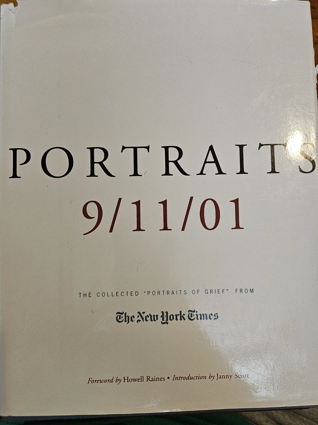 Portraits 9/11/01 The New York Times Book