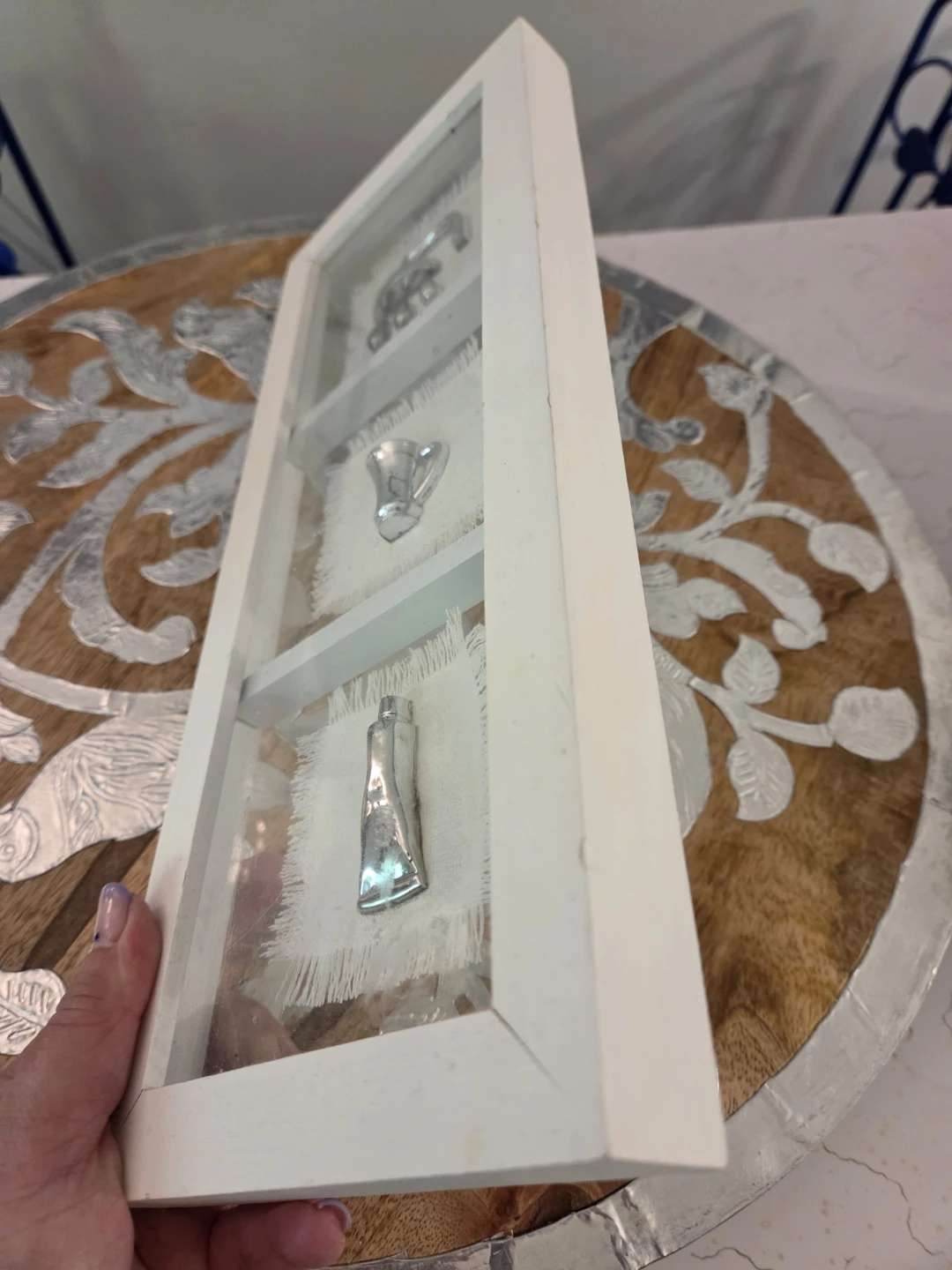 Decor - Shadow Box Display with Bathroom Icons - photo 2