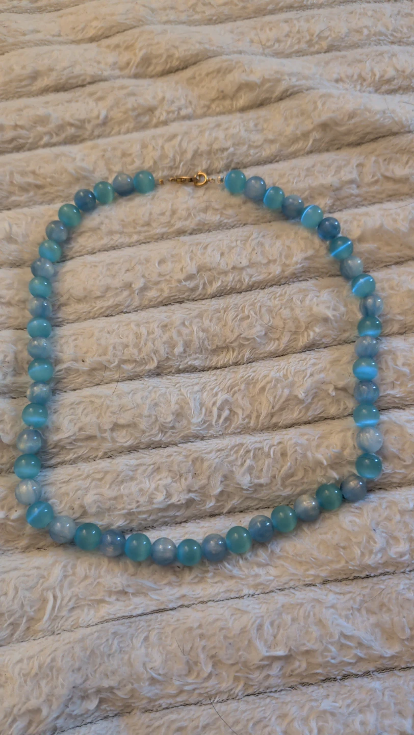 Blue Beaded Necklace