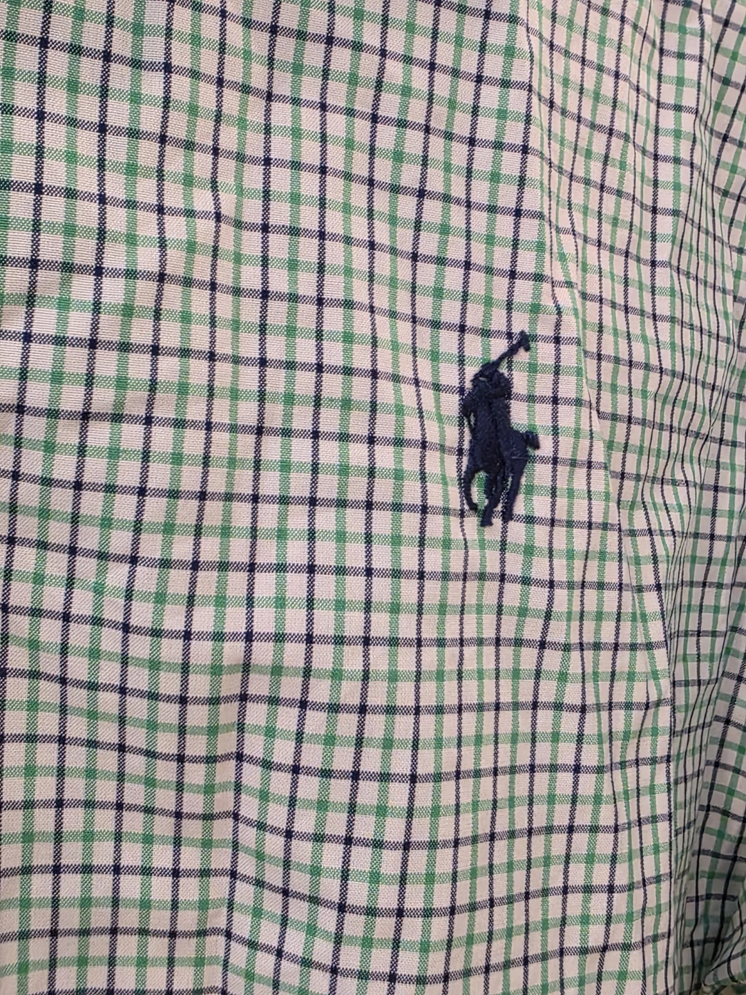 Ralph Lauren Button-Up Shirt - Green/Navy Plaid - photo 2