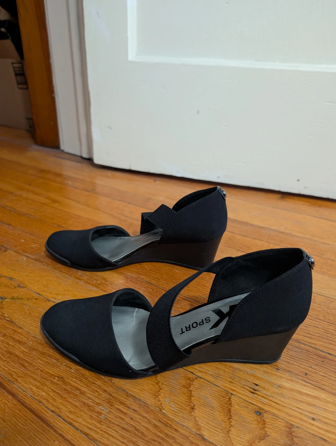 Anne Klein Sport Black Wedge Heels - photo 2