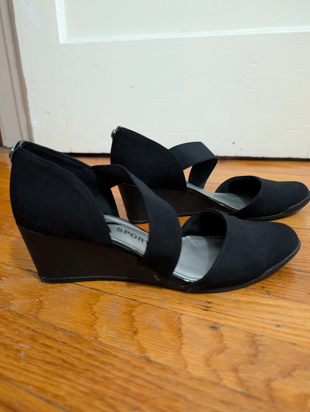 Anne Klein Sport Black Wedge Heels - photo 3
