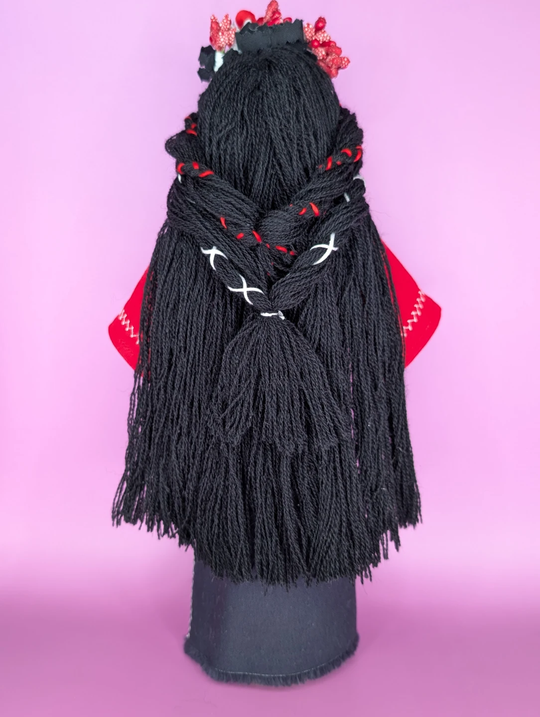 Handmade Black & Red Motanka Berehynia - Ukrainian Heritage - photo 4