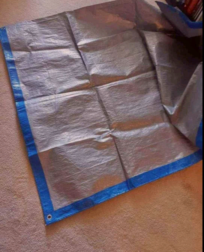 Multi-Purpose Blue Tarp 8ft x 10ft New - photo 4