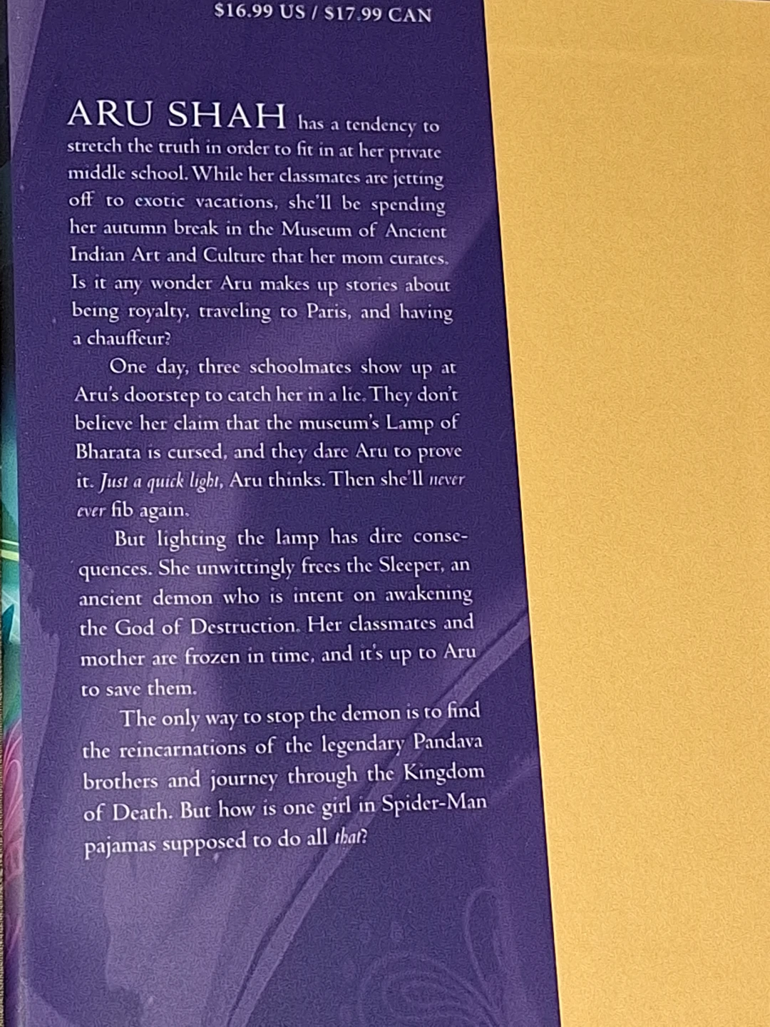 Aru Shah and the End of Time by Roshani Chokshi (Book) - photo 3