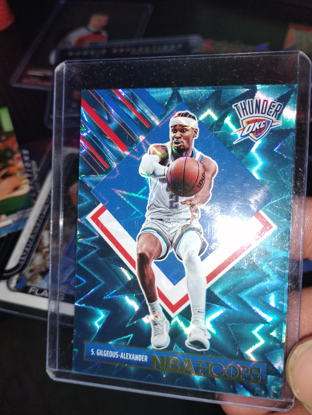 2024-25 Hoops Shai Gilgeous-Alexander Tribute Teal Explosion - photo 2