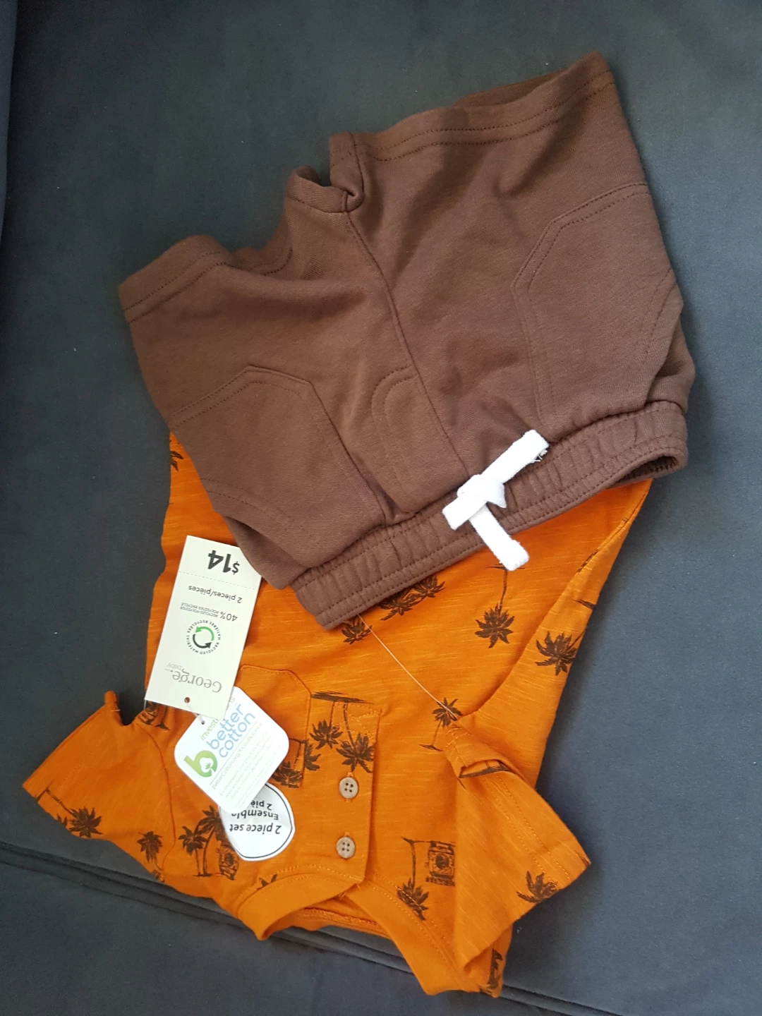 Brand new George Baby Boy Shorts organic cotton - photo 5