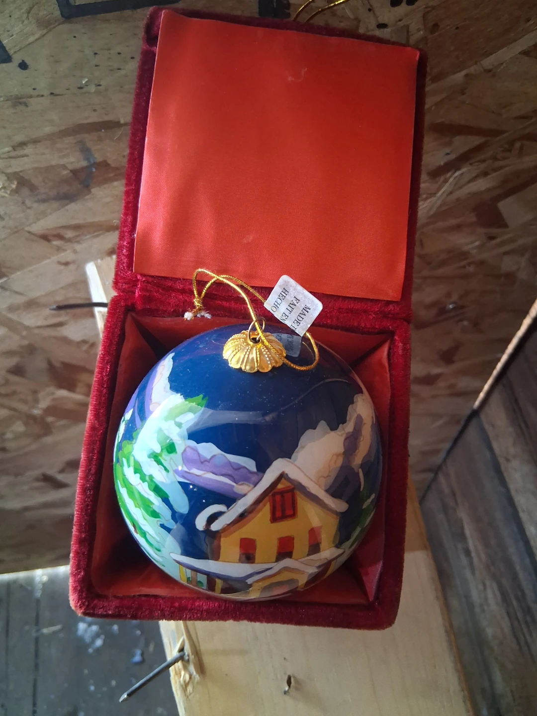 Hand-Painted Christmas Ornament⚽