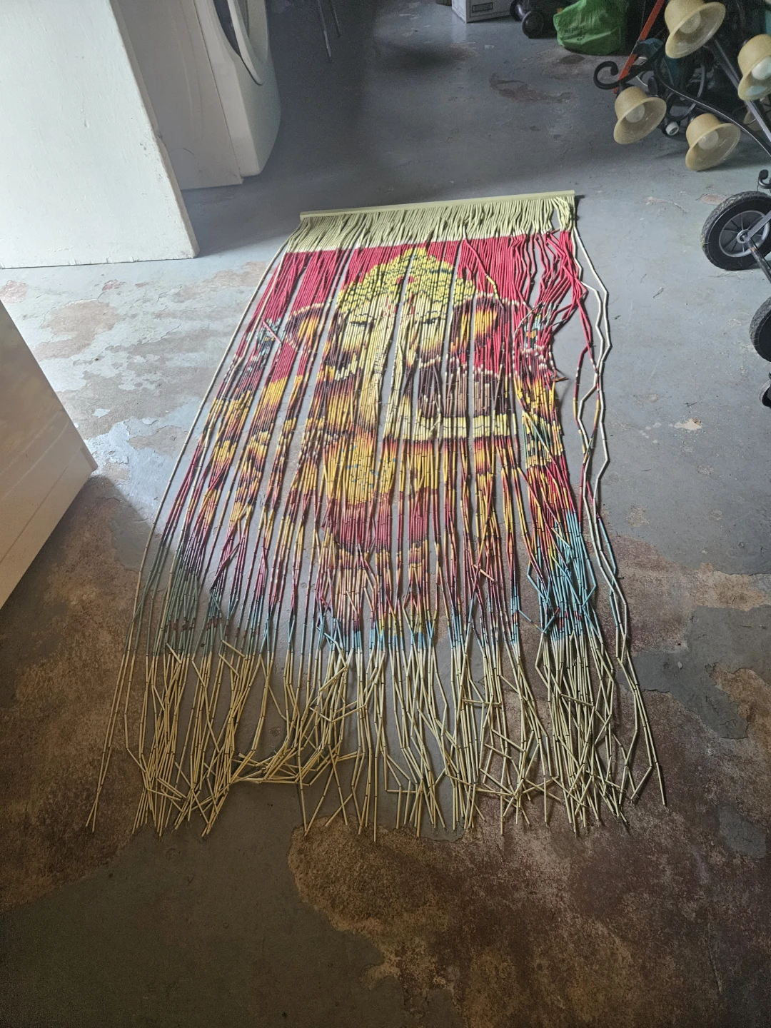 Beaded Curtain with Image - photo 2