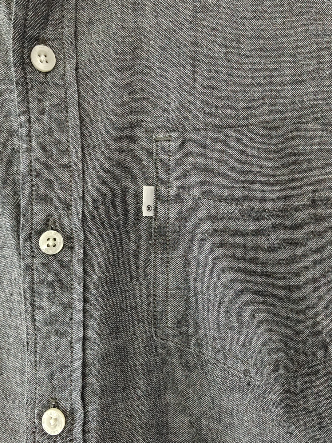 Levi's Button-Up Shirt - Grey, Size M - photo 2