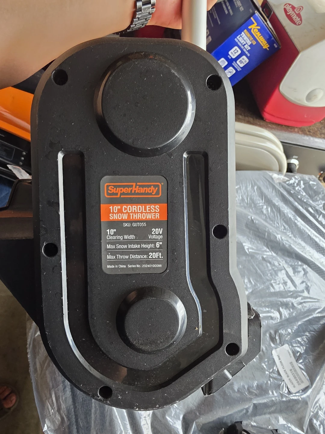 SuperHandy 10" Cordless Snow Thrower - photo 3