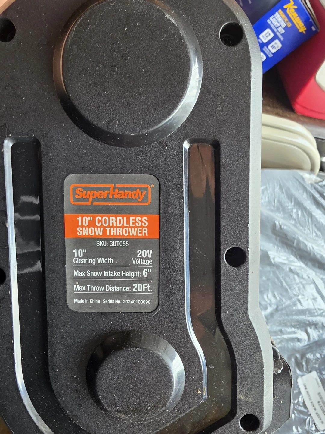 SuperHandy 10" Cordless Snow Thrower - photo 4