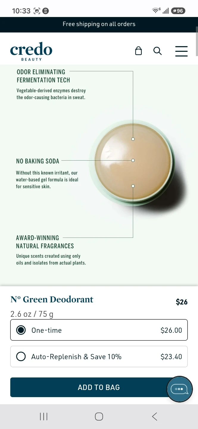 Mini Corpus N° Green Natural Deodorant ⚽️ - photo 2