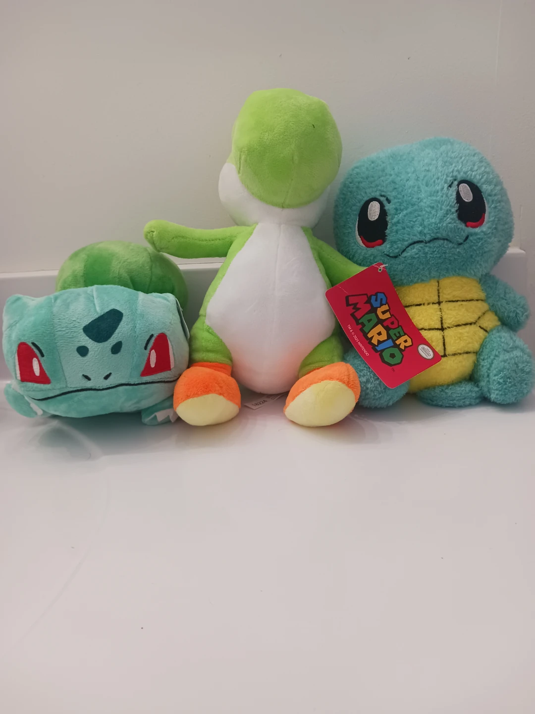 Pokemon Plush Toys - Bulbasaur, Squirtle, Yoshi, Charmander