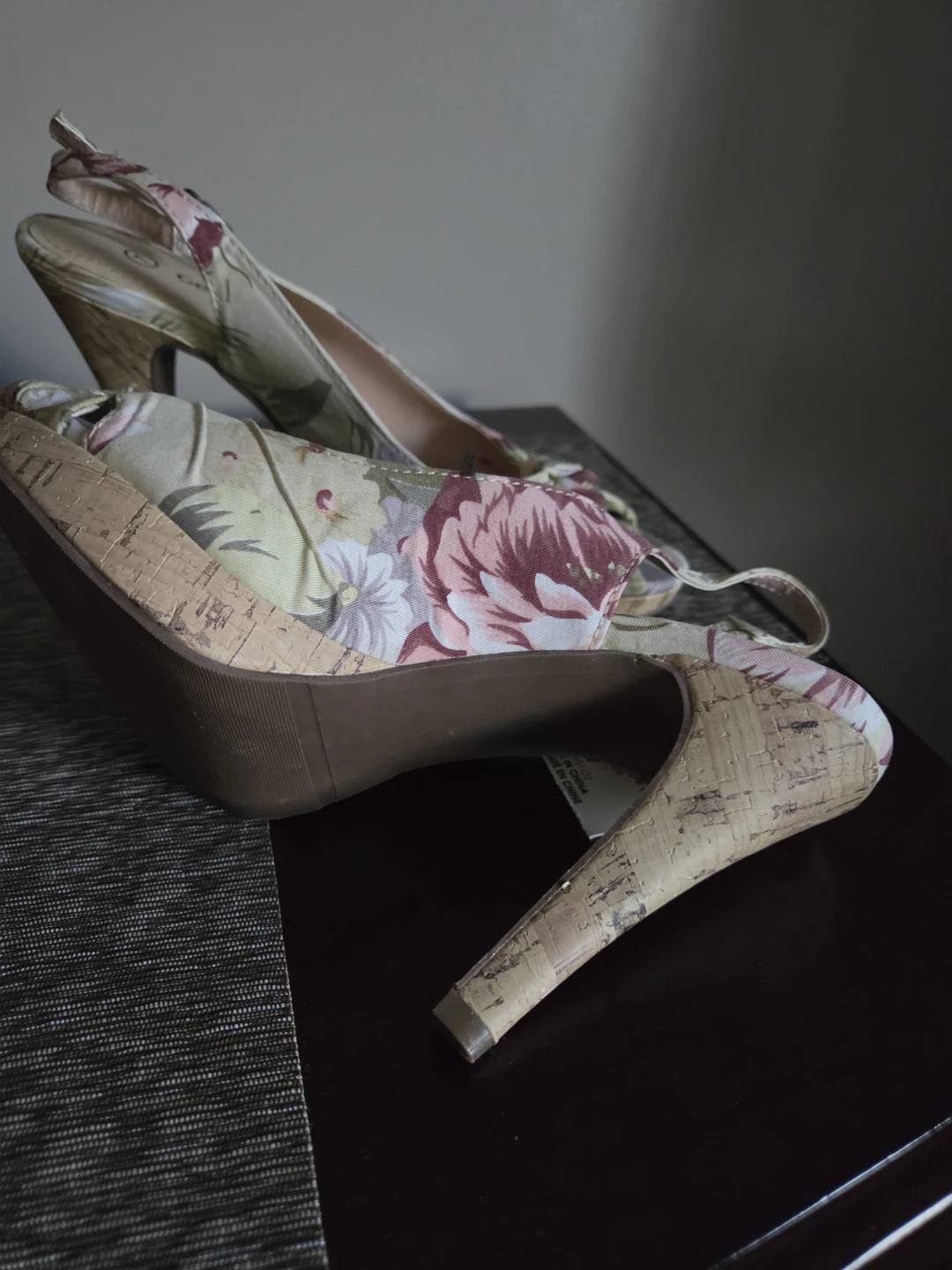 George Floral Slingback Heels - Size 7 - photo 2