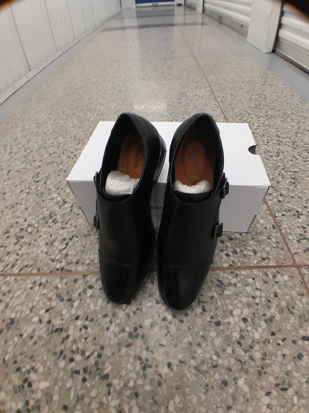 Aldo Black Double Monk Strap Shoes Men's Size 8 - photo 5