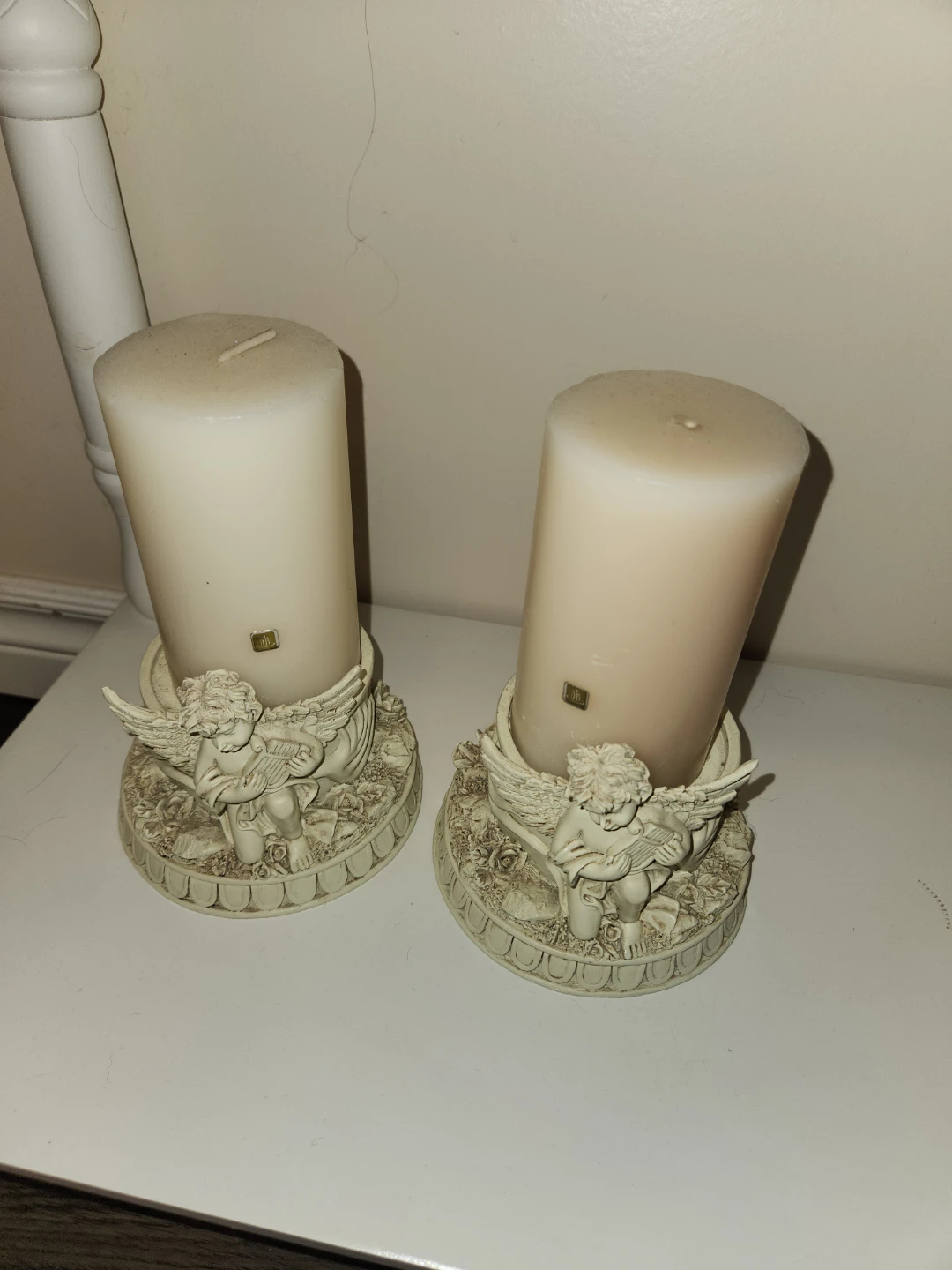 Pair of Cherub Candle Holders