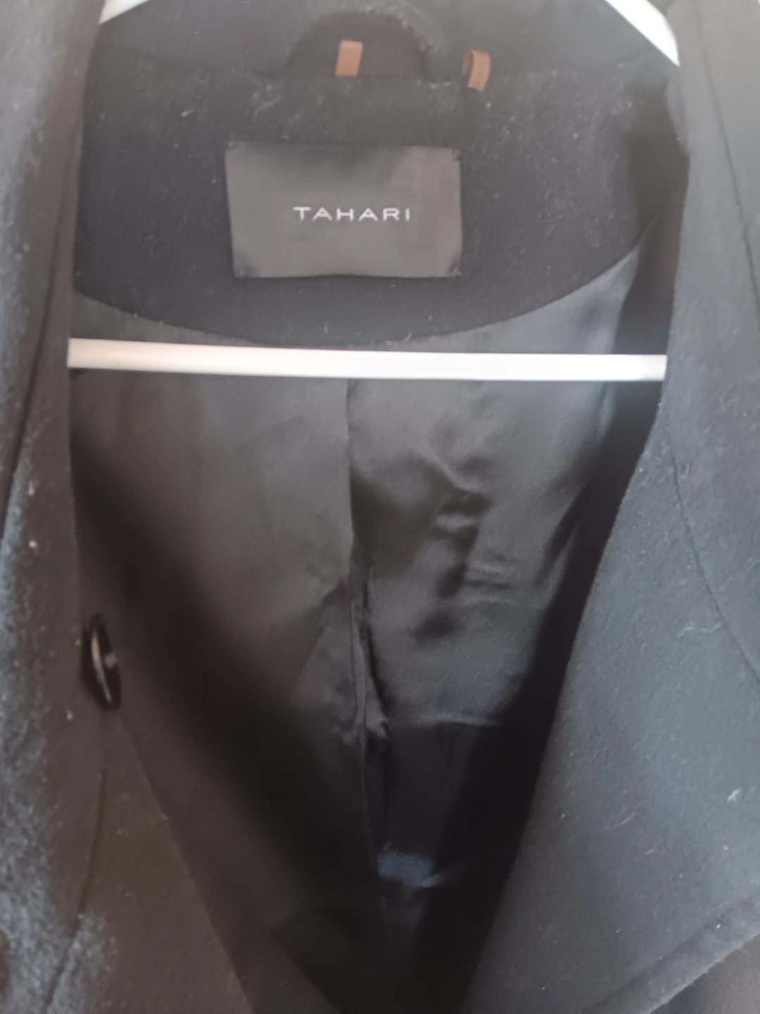 Tahari Black Wool Blend Coat - photo 2