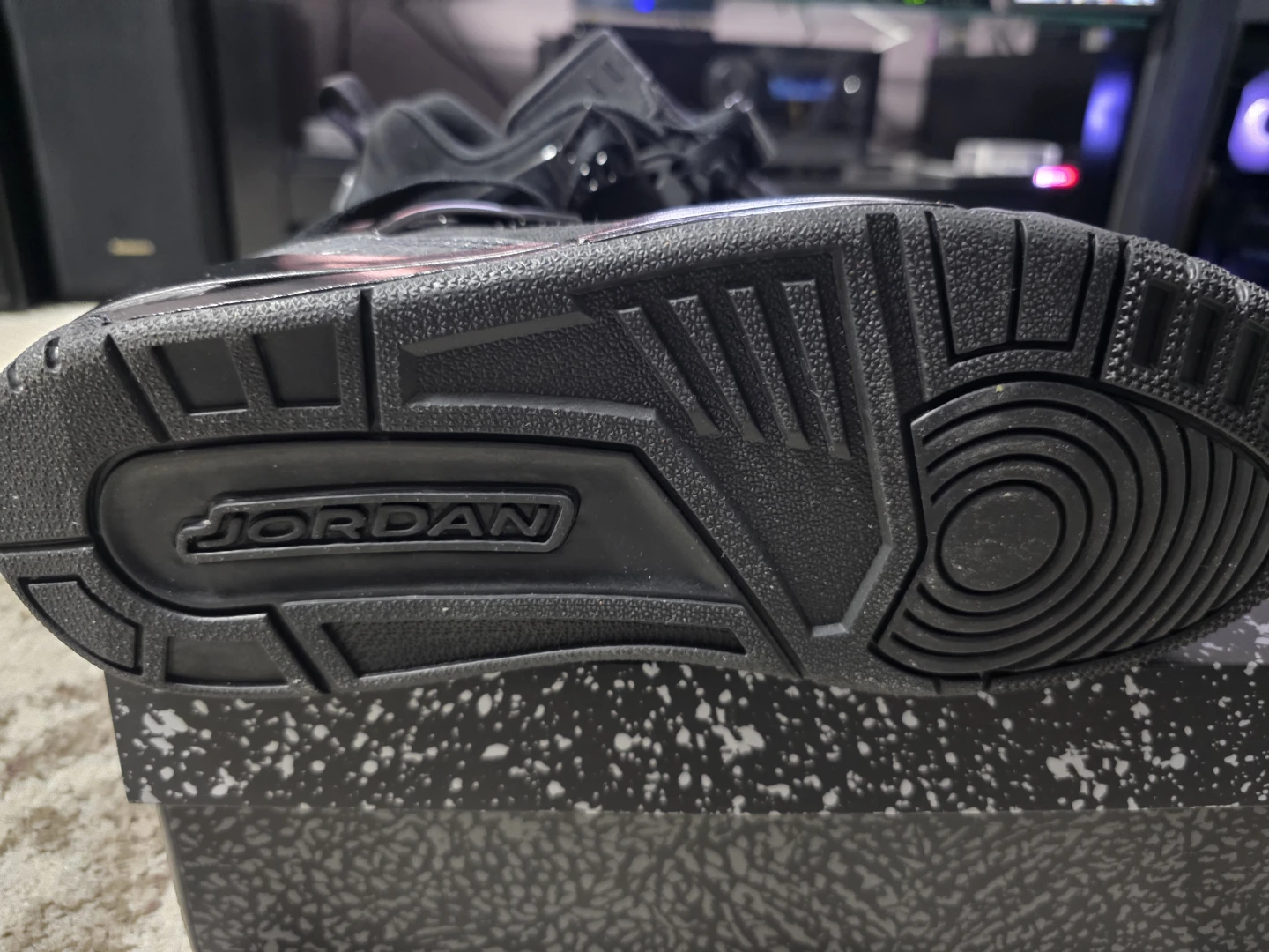 Jordan Spizike Low Men's Basketball Shoes Black - photo 3