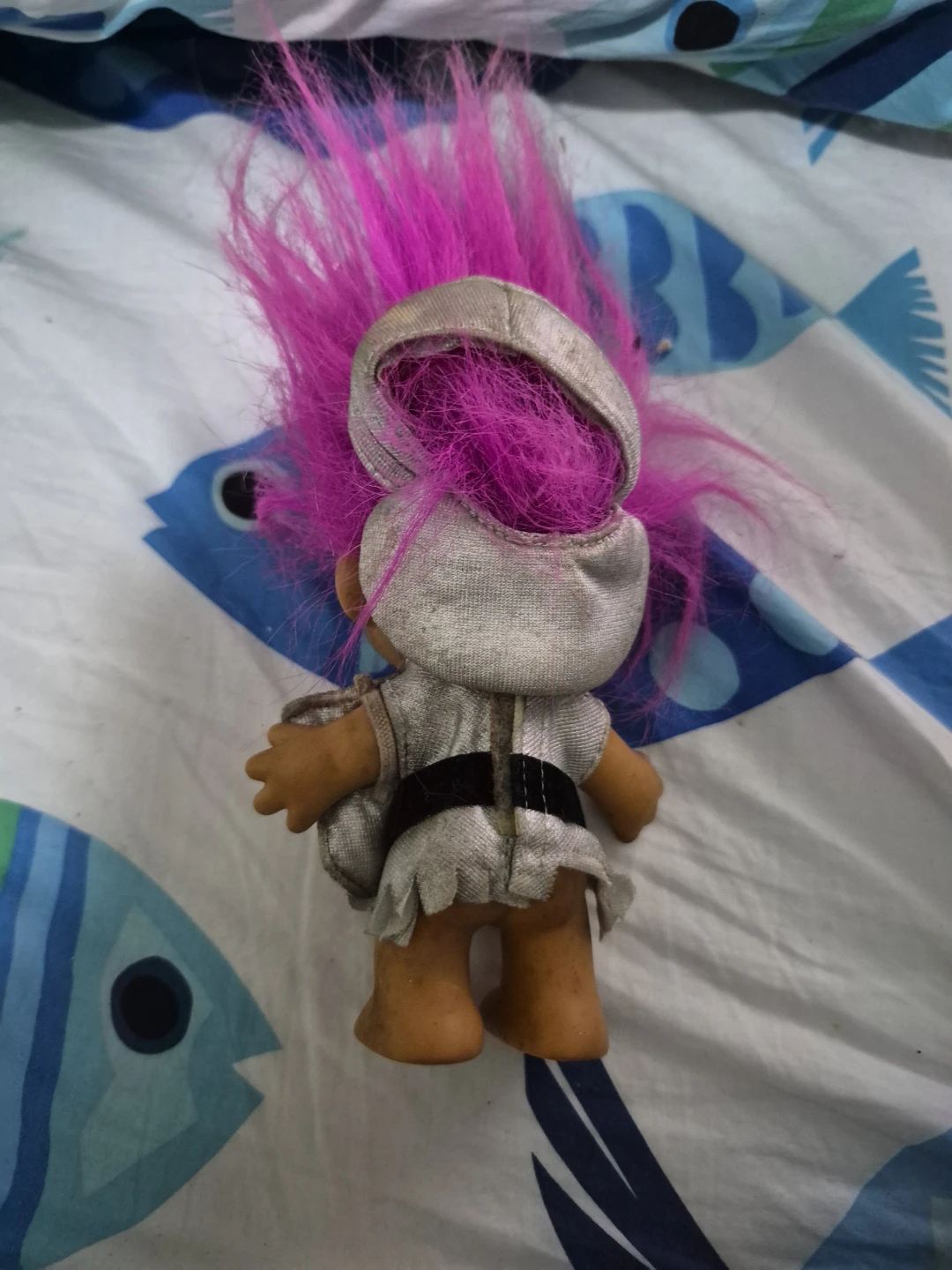 Vintage Troll Doll with Pink Hair - photo 2