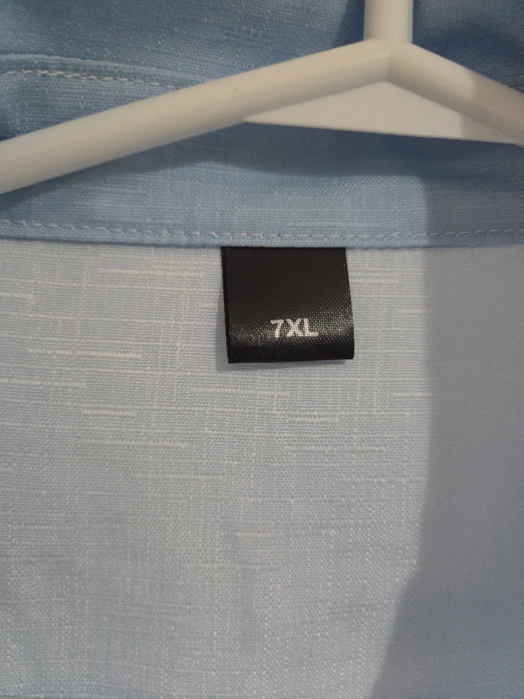 Brand new mens Blue Button-Up Shirt - Size 7XL - photo 2