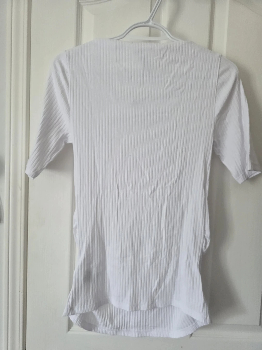 Old Navy Maternity Ribbed Top - White, Size S - photo 2