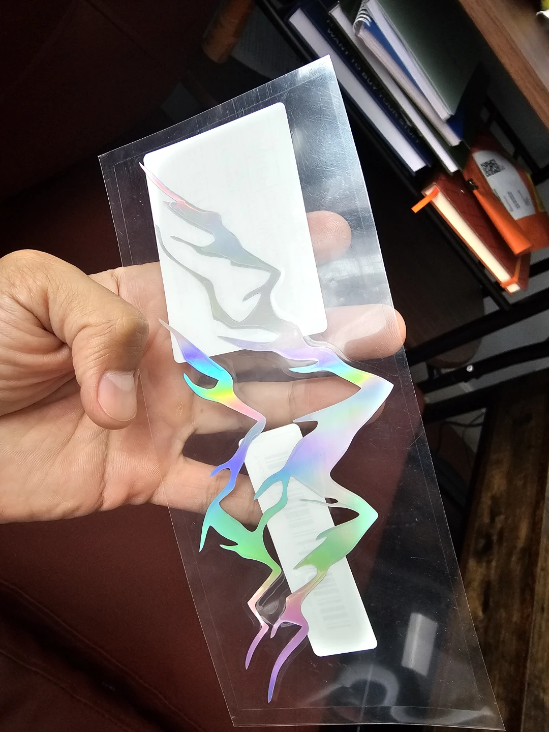 Holographic Mountain Sticker - Prismatic effect - Large - photo 2