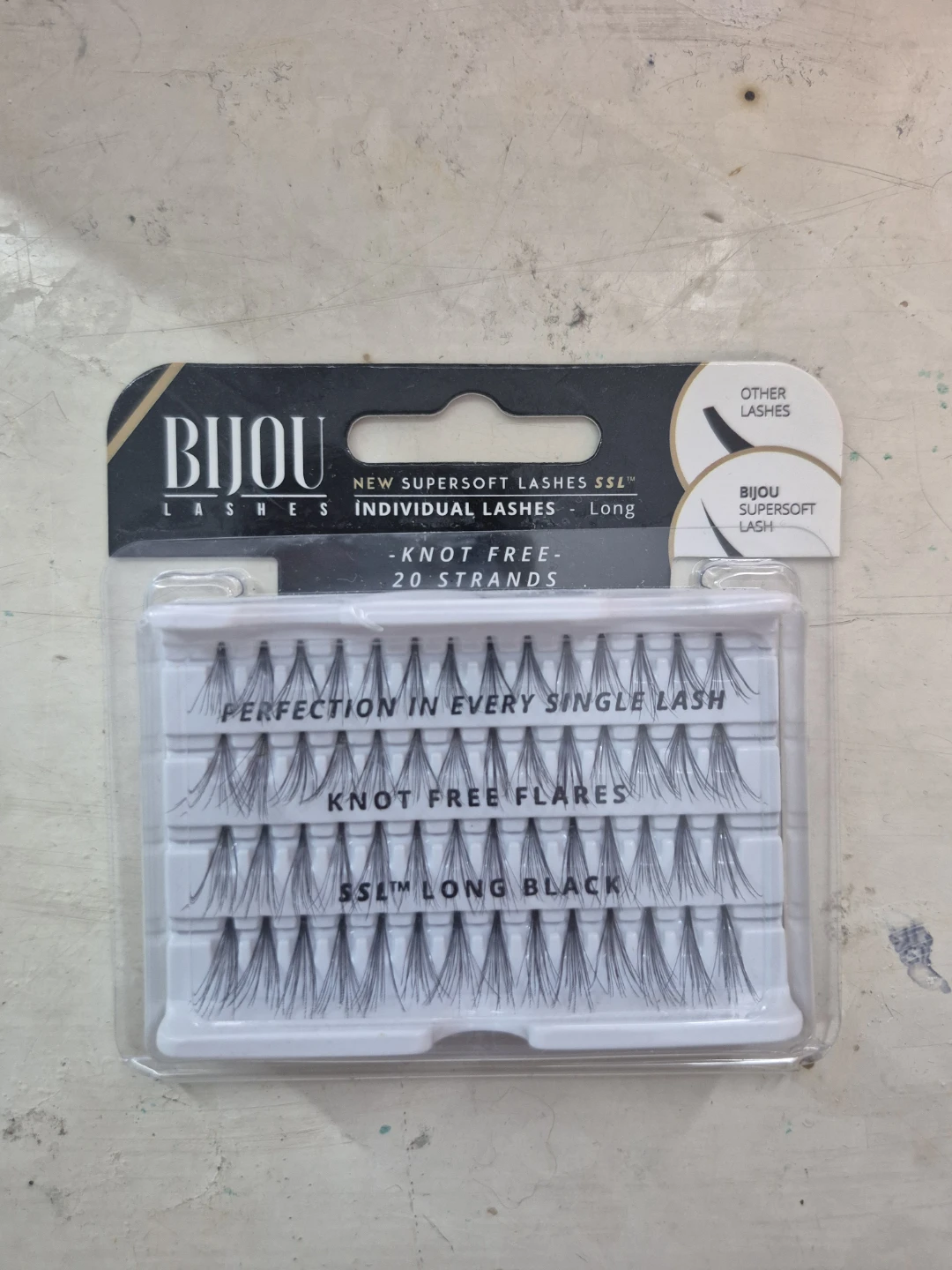 BNIB-Bijou Lashes Individual Lashes - Long Black