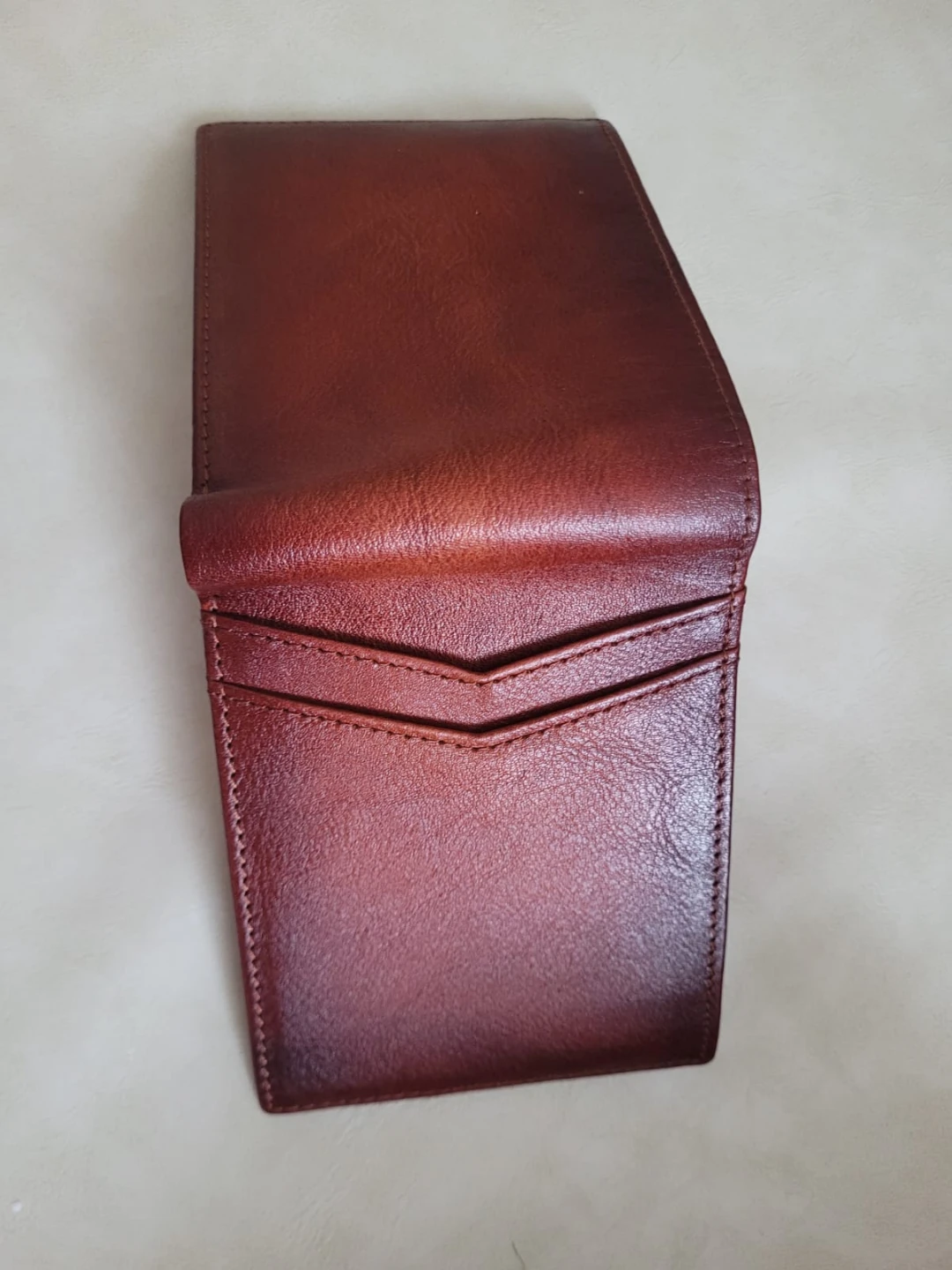 DCLKO Brown Leather Bifold Wallet with RFID Protection - photo 2