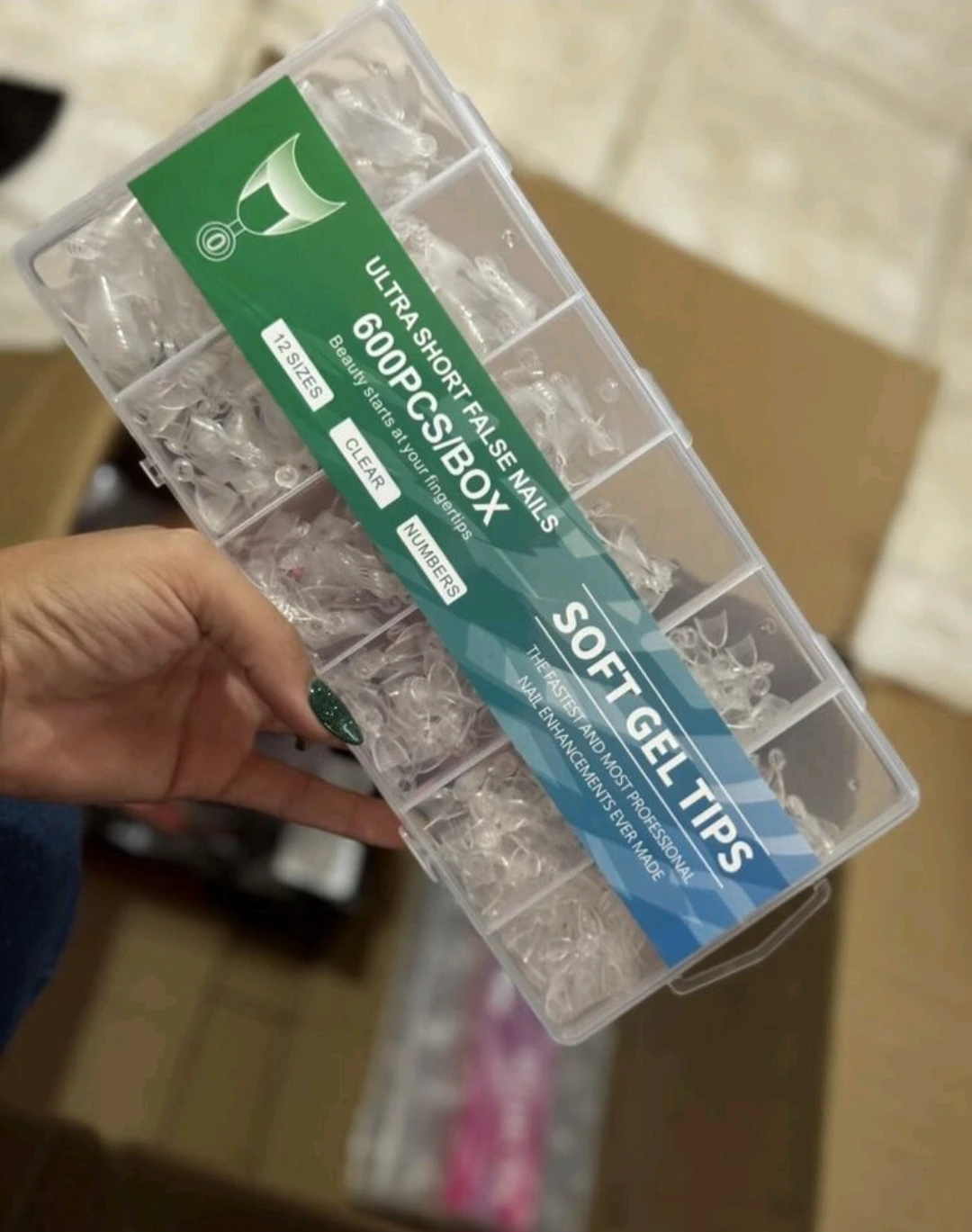 Ultra Short Soft Gel Tips - 600pcs - photo 5