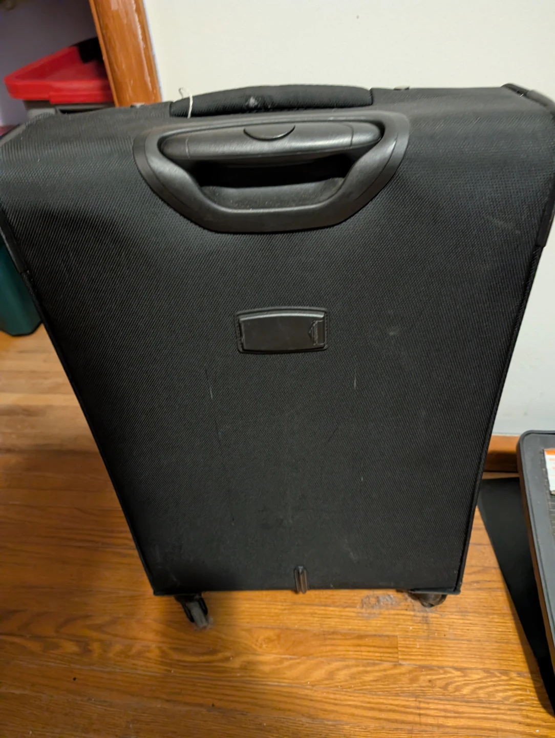 Black Rolling Suitcase with Red Trim brand new - photo 4
