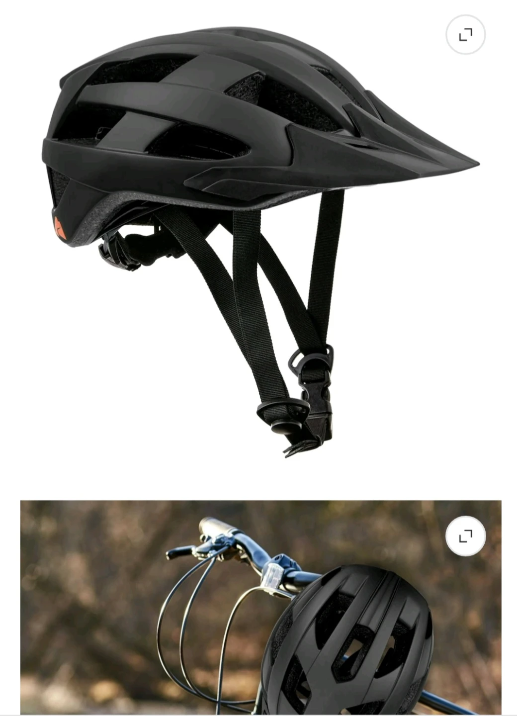 Black Mountain Bike Helmet⚽️ - photo 2