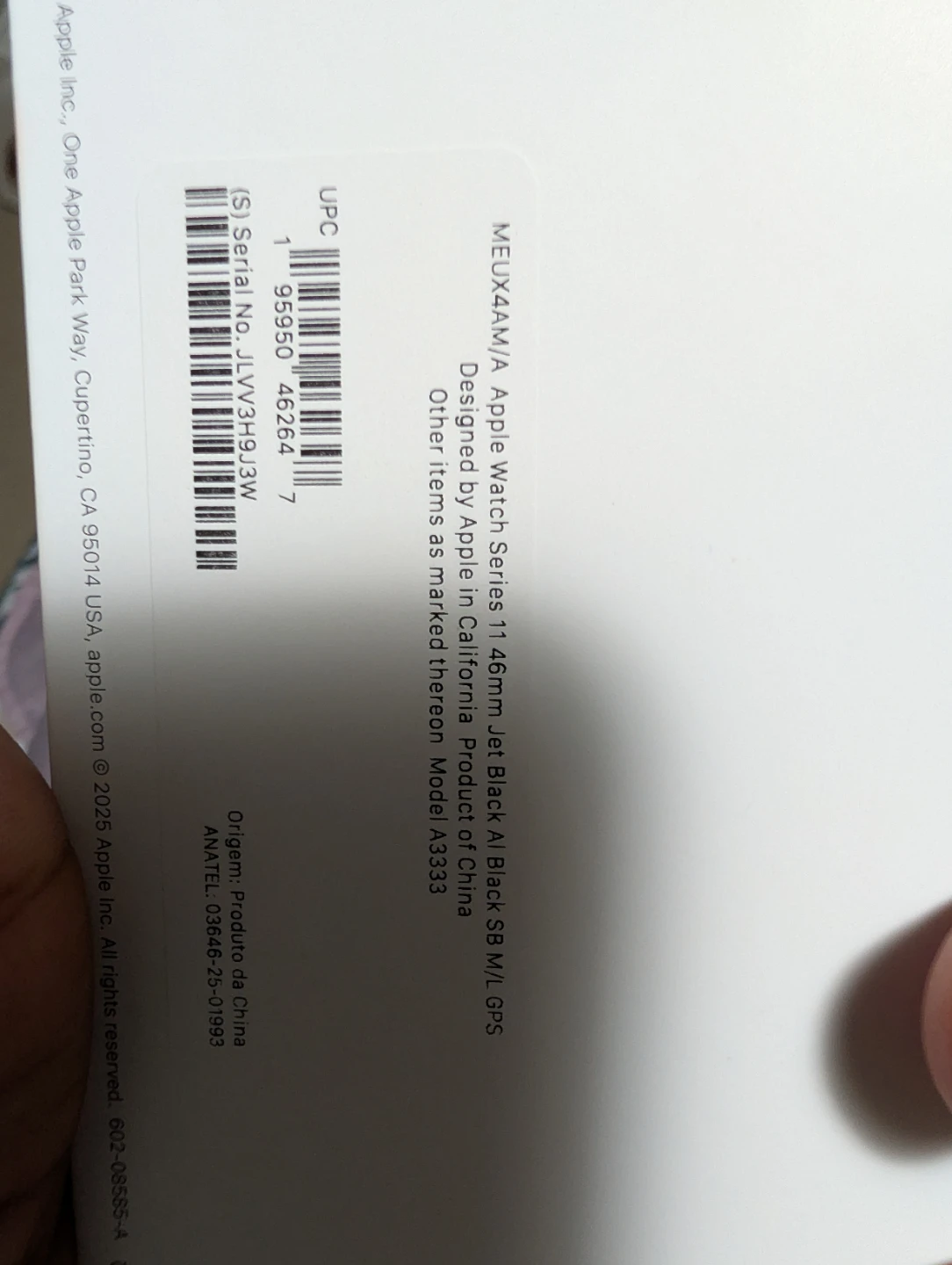 Apple Watch Series 11 GPS 46mm Jet Black – Open Box, Brand New - photo 4