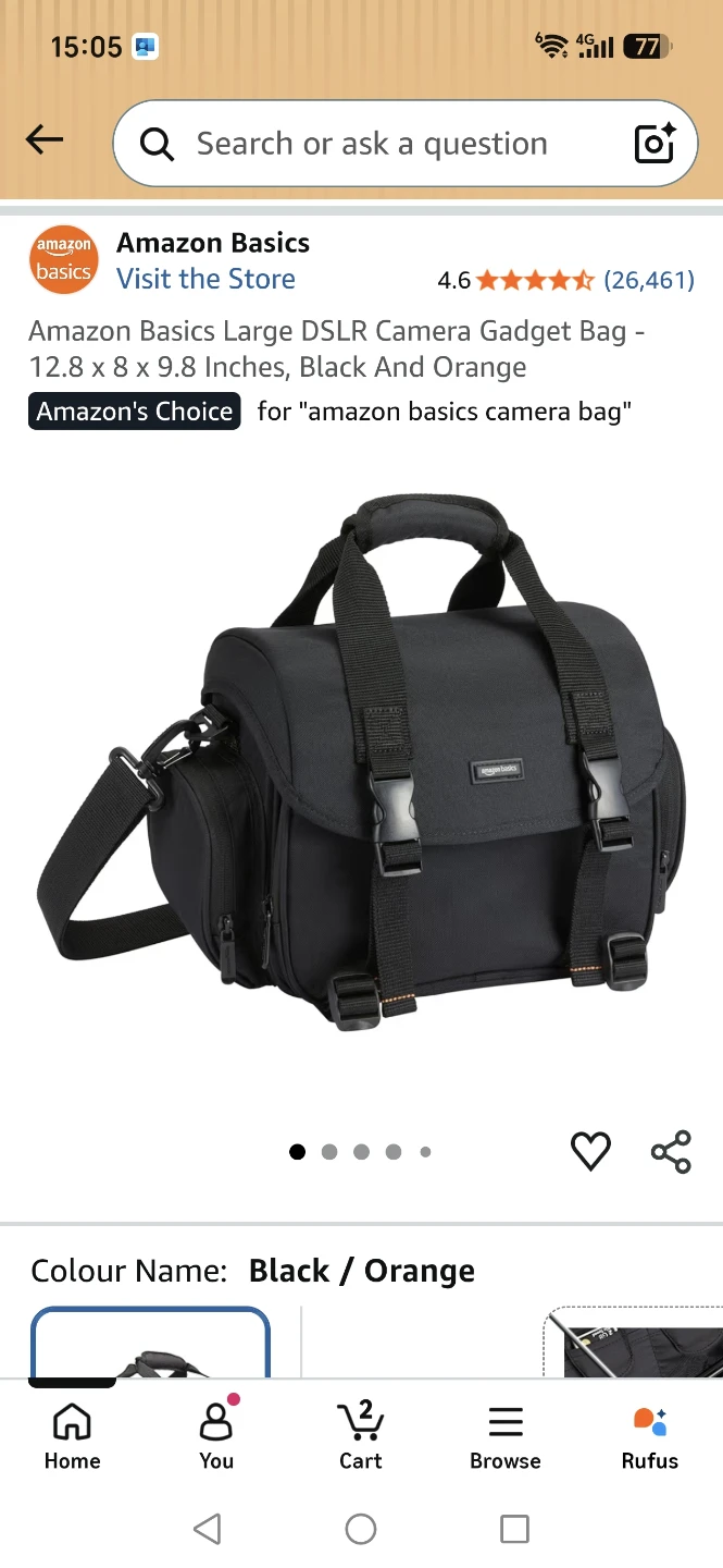 Amazon Basics Camera Bag - photo 3