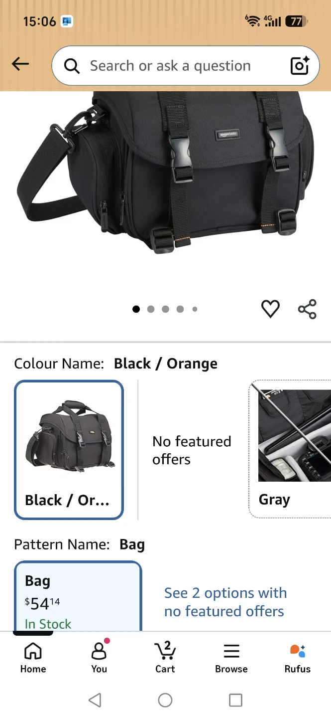 Amazon Basics Camera Bag - photo 4