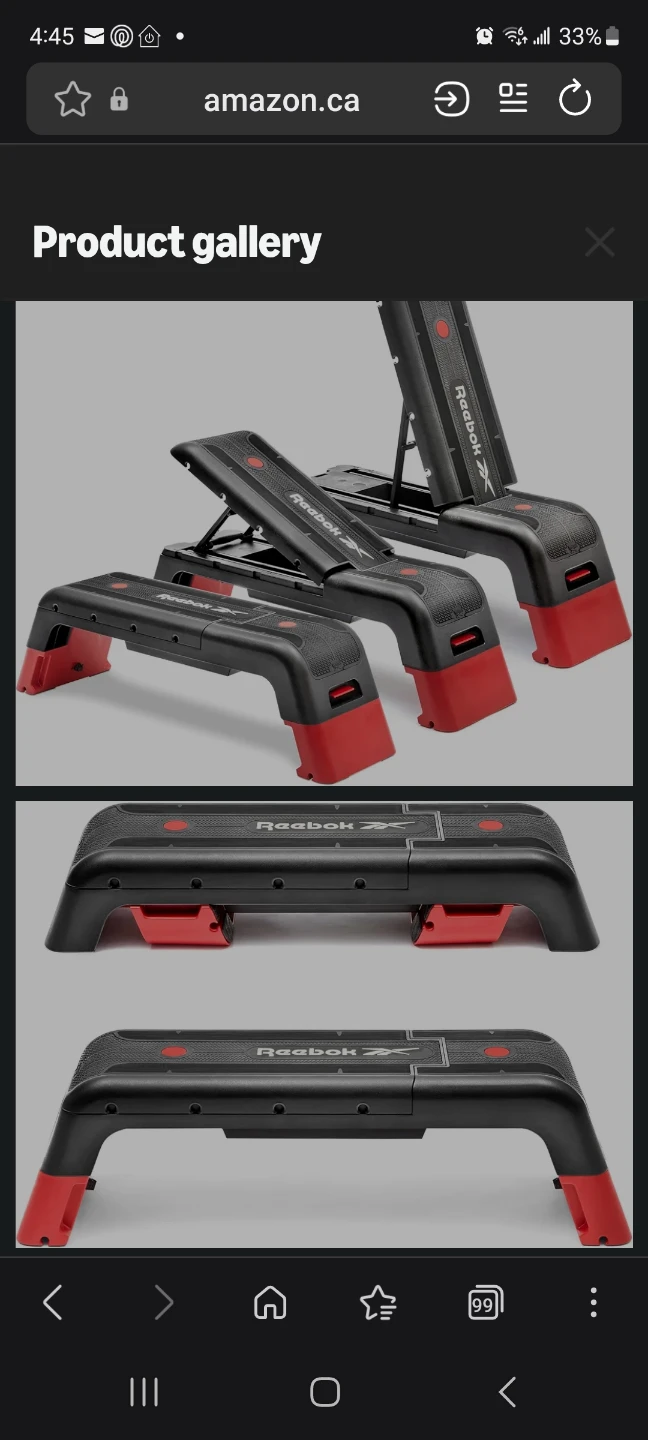 Reebok Beach Press Aerobic Step Platform