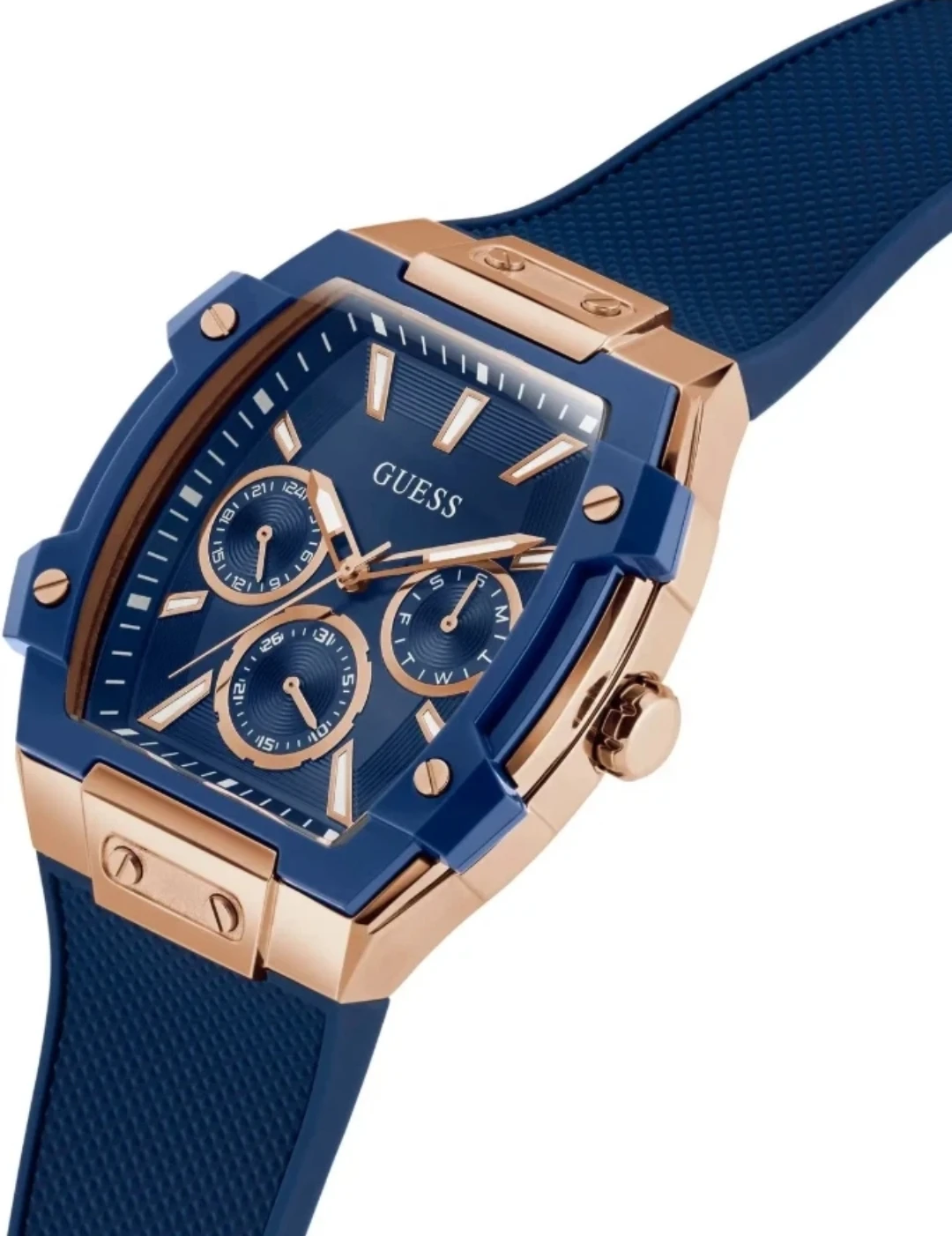 Guess Blue and Rose Gold Chronograph Watch - photo 2