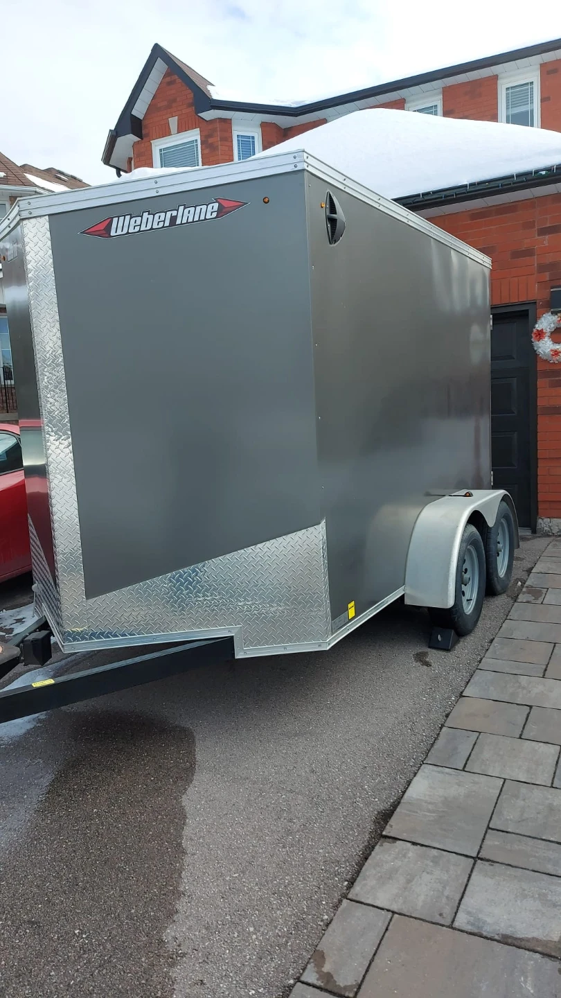 Weberlane 6x10 enclosed trailer ( double axle)