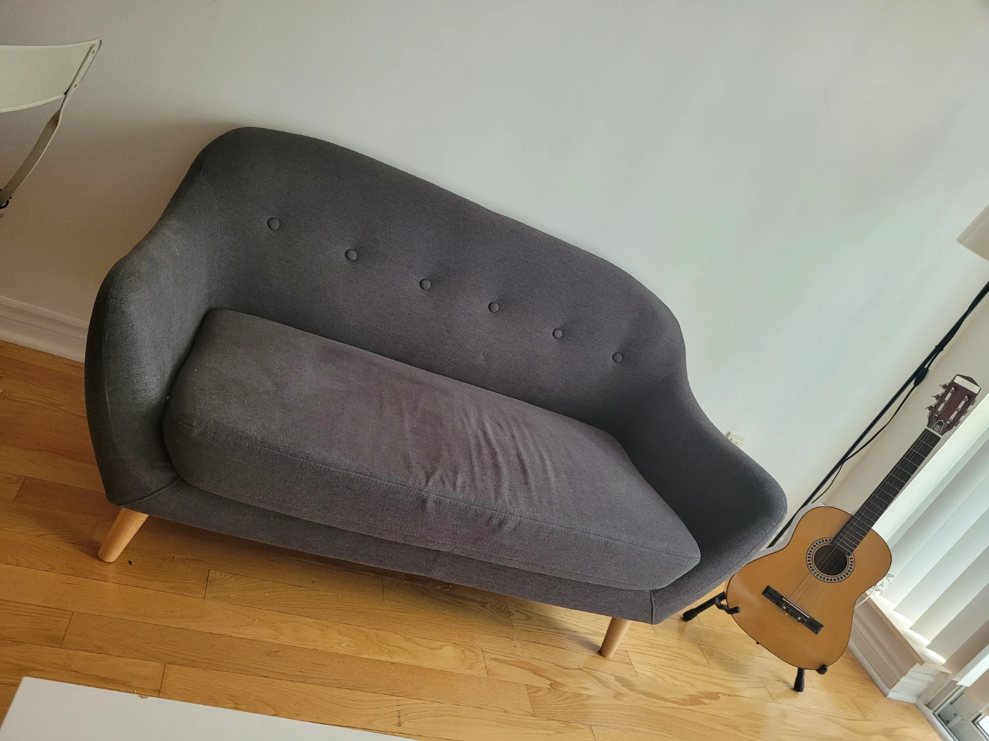 Dark Grey Accent Chair