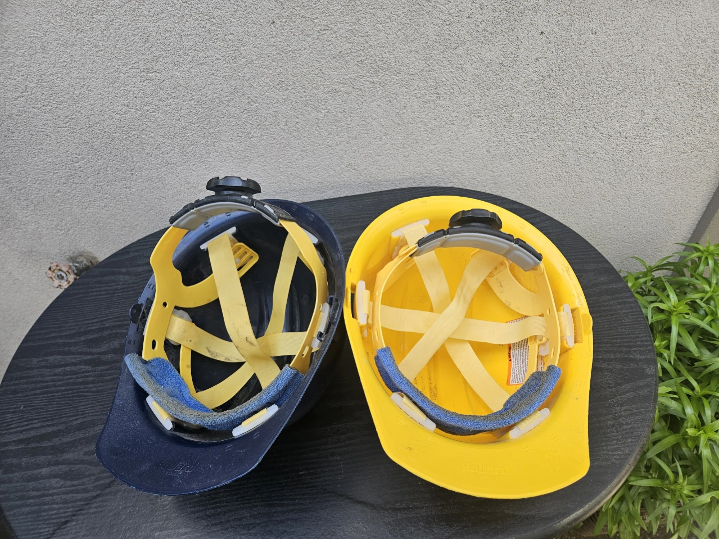 Two Hard Hats - Blue and Yellow adjustable - photo 3